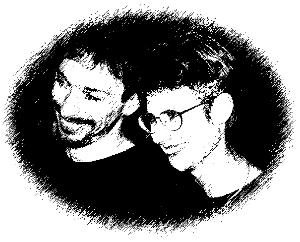 Artwork of a picture of us.